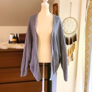 Sadie & Sage blue voven cardigan